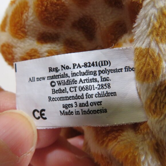 Giraffe PUPPET by wildlife artist stuffed animal plush Golf Club Toppers - Picture 9 of 11